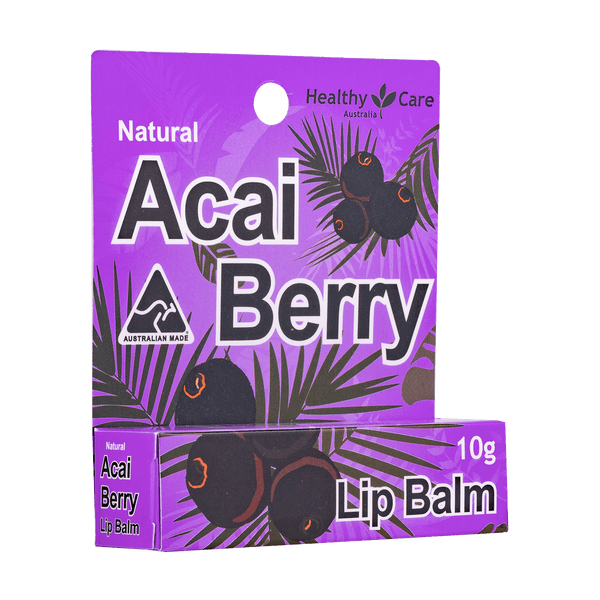 Healthy Care Natural Acai Lip Balm 10g