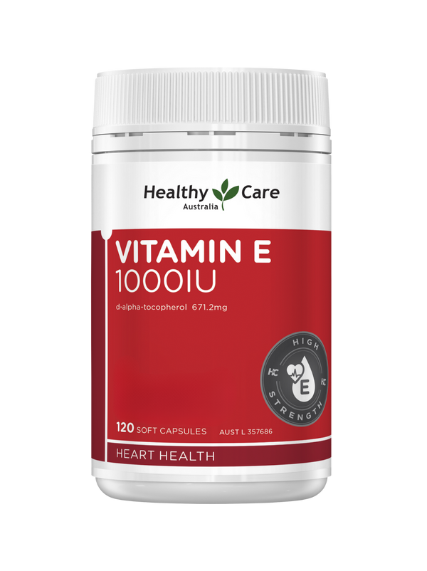 Healthy Care Vitamin E 1000IU 120 Capsules