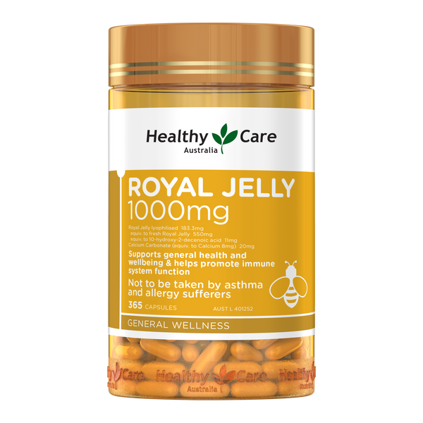Healthy Care Royal Jelly 1000mg 365 Capsules