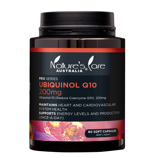 Nature's Care Ubiquinol Q10 200mg 60 Capsules