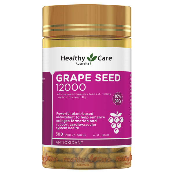 Healthy Care Grape Seed 12000  300 Capsules