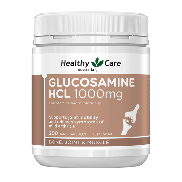 Healthy Care Glucosamine HCL 1000mg 200 Capsules