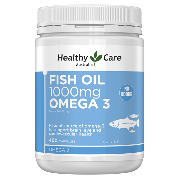 Healthy Care Fish Oil 1000mg Omega-3 400 capsules