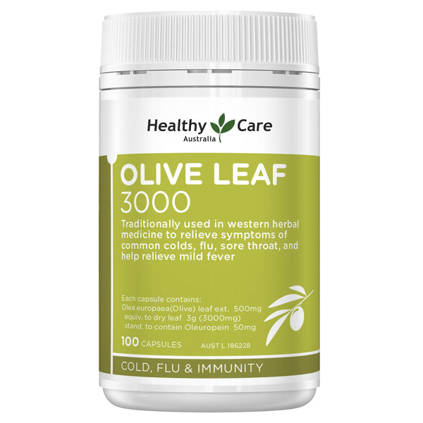 Healthy Care Olive Leaf 3000  100 Capsules