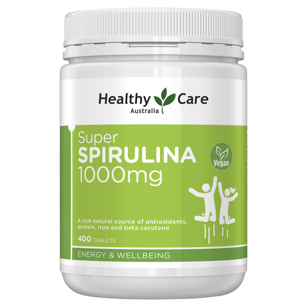 Healthy Care Super Spirulina 1000 mg 400 Tablets