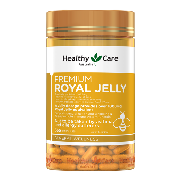 Healthy Care Royal Jelly 1000mg 365 Capsules
