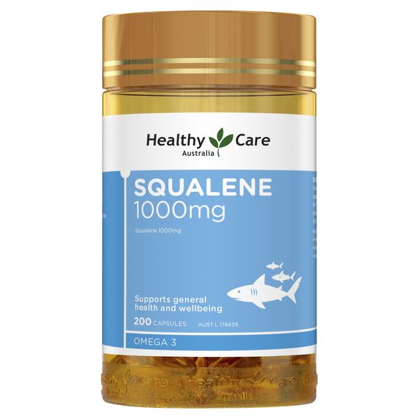 Healthy Care Squalene 1000mg 200 Capsules