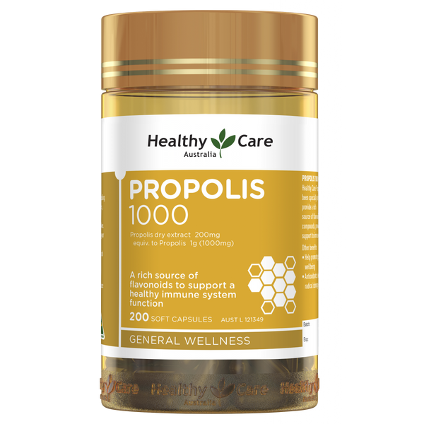 Healthy Care Propolis 1000mg 200 Capsules