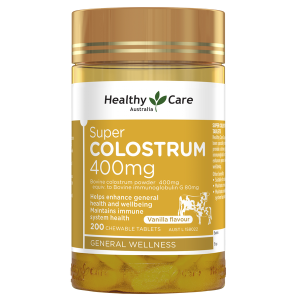 Healthy Care Super Colostrum 400mg 200 Tablets
