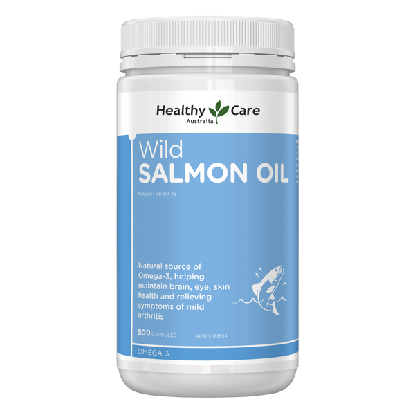 Healthy Care Salmon Oil 1000mg 500 Capsules