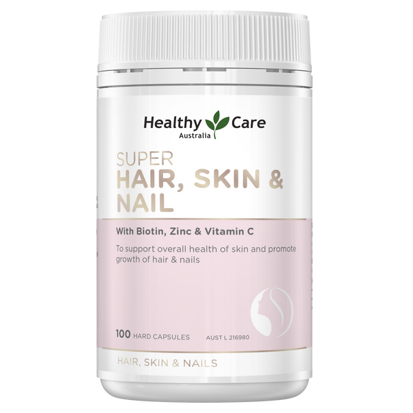 Healthy Care Super Hair, Skin & Nails 100 Capsules