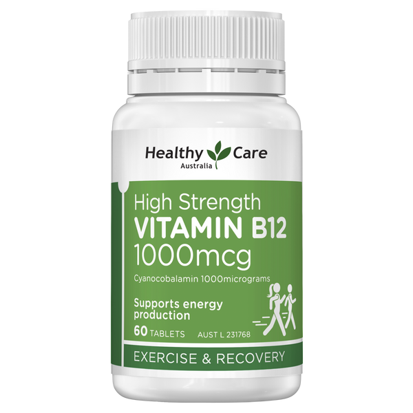 Healthy Care High Strength Vitamin B12 1000mcg 60 Tablets