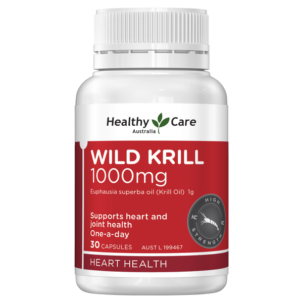 Healthy Care Wild Krill Oil 1000mg 30 Capsules