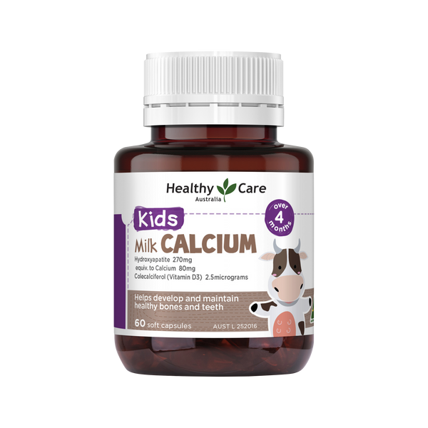 Healthy Care Kids Milk Calcium 60 Capsules