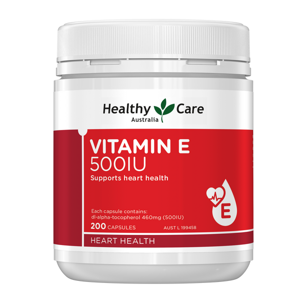 Healthy Care Vitamin E 500IU 200 Capsules