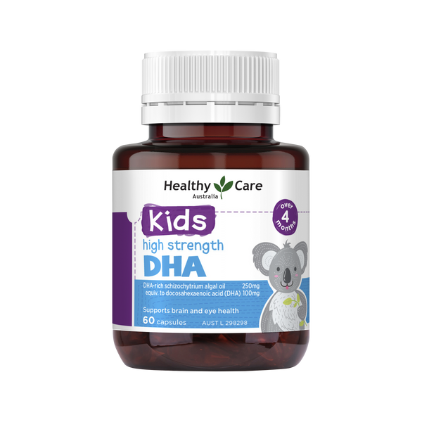 Healthy Care Kids High Strength DHA 60 Capsules