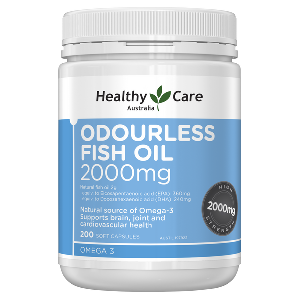 Healthy Care Fish Oil 2000mg 200 Capsules