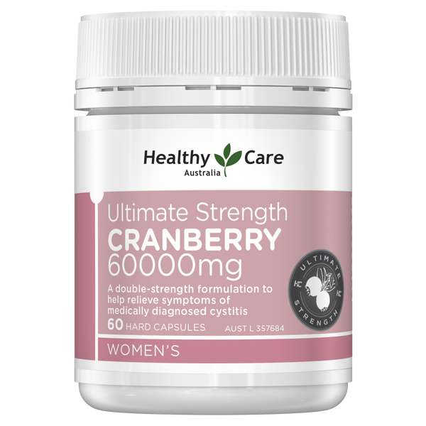 Healthy Care Ultimate Strength Cranberry 60000mg 60 Capsules