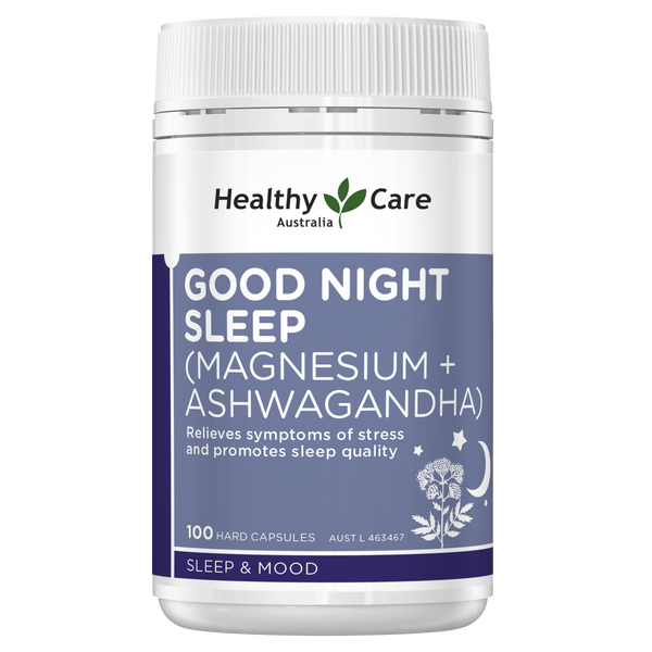 Healthy Care Good Night Sleep Magnesium + Ashwagandha 100 Capsules