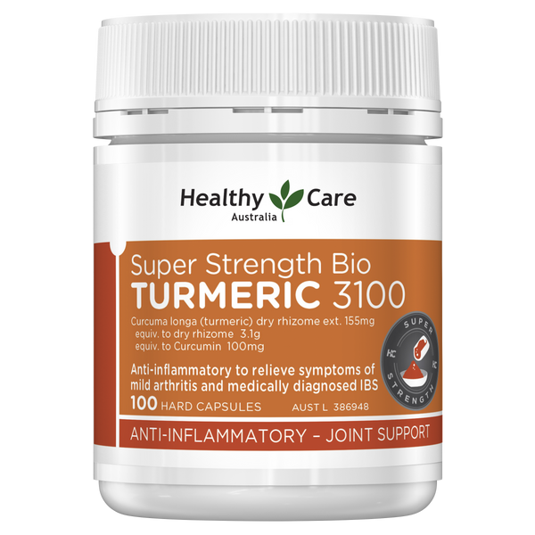 Healthy Care Super Strength Bio Turmeric 3100  100 Capsules