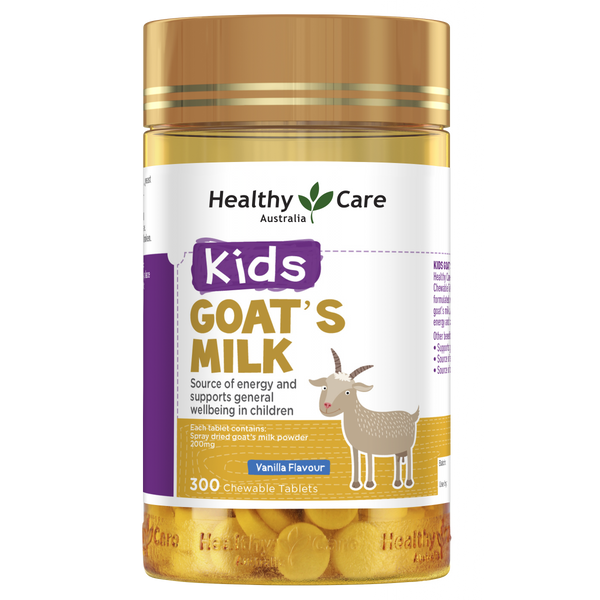 Healthy Care Kids Goat Milk Vanilla Flavour 300 Tablets