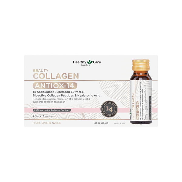 Healthy Care Beauty Collagen Antiox 14 PLUS Shots 25mL x 7 Pack