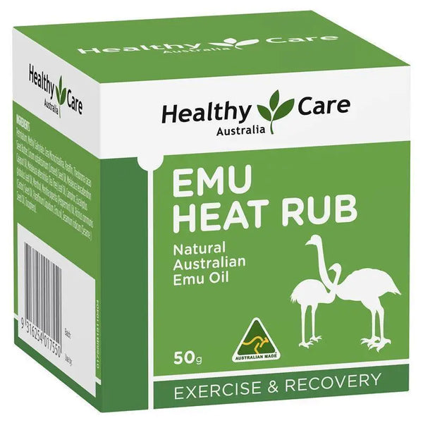 Nature's Care Emu Oil Heat Rub 50g