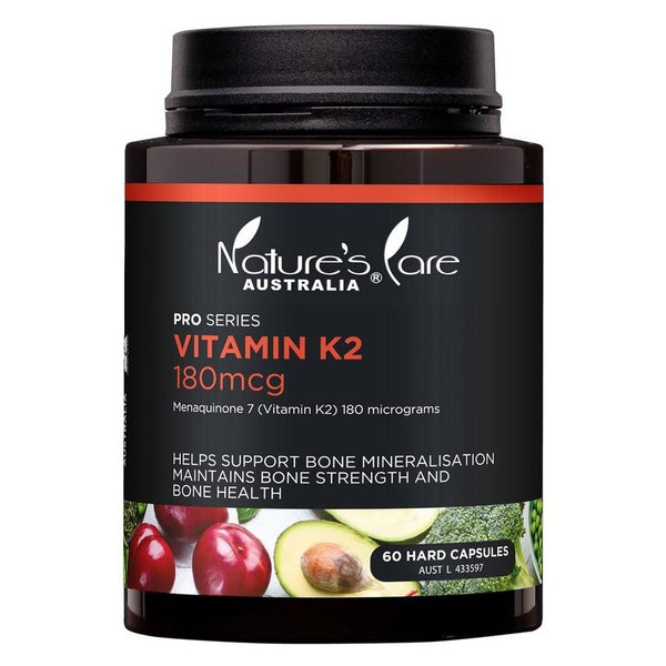 Nature's Care Vitamin K2 180mcg 60 Capsules