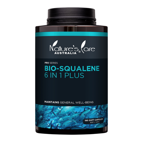 Nature's Care Bio-Squalene 6 In 1 Plus 180 Capsules