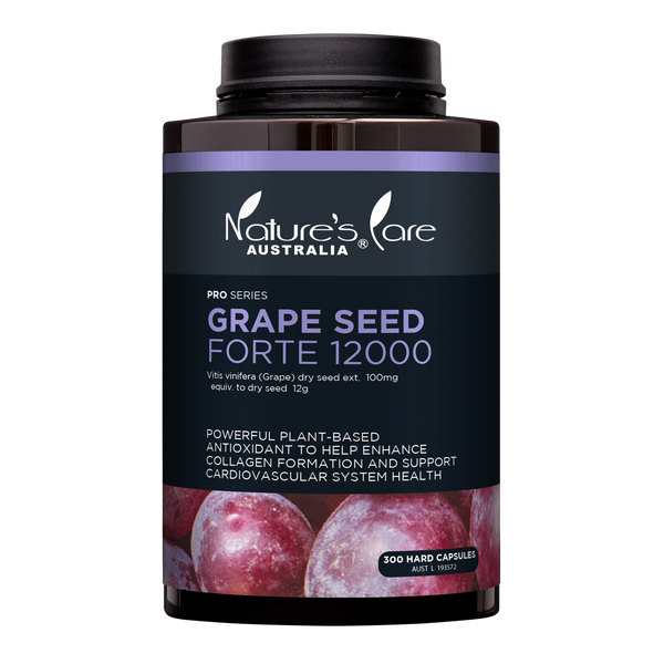 Nature's Care Grape Seed Forte 12000 300 Capsules
