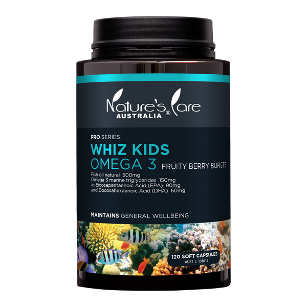 Nature's Care Whiz Kids Omega-3 120 Capsules
