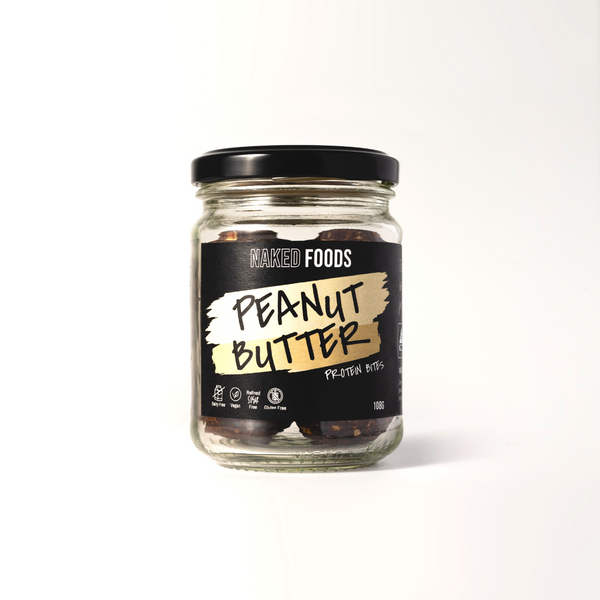 Naked Foods Peanut Butter Protein Bites Jar
