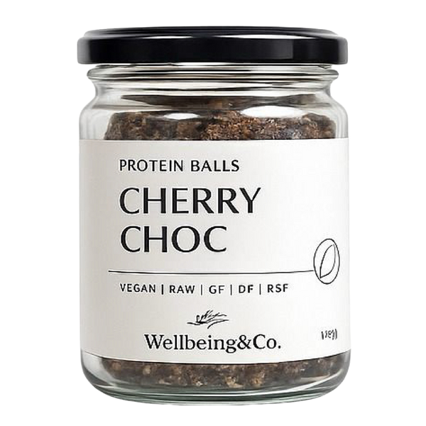 Naked Foods Cherry Choc Protein Bites Jar
