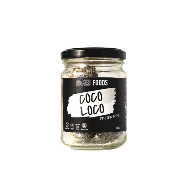 Naked Foods Coco Loco Protein Bites Jar