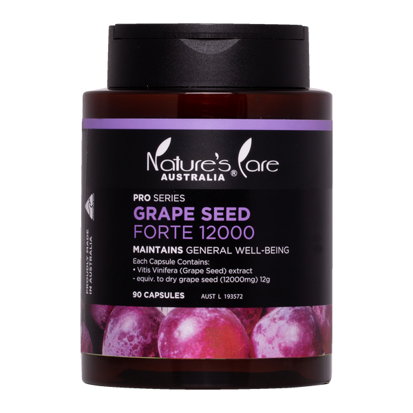 Nature's Care Grape seed forte 12000 90 Hard Capsules